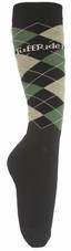 TuffRider Argyle Socks - black beige olive