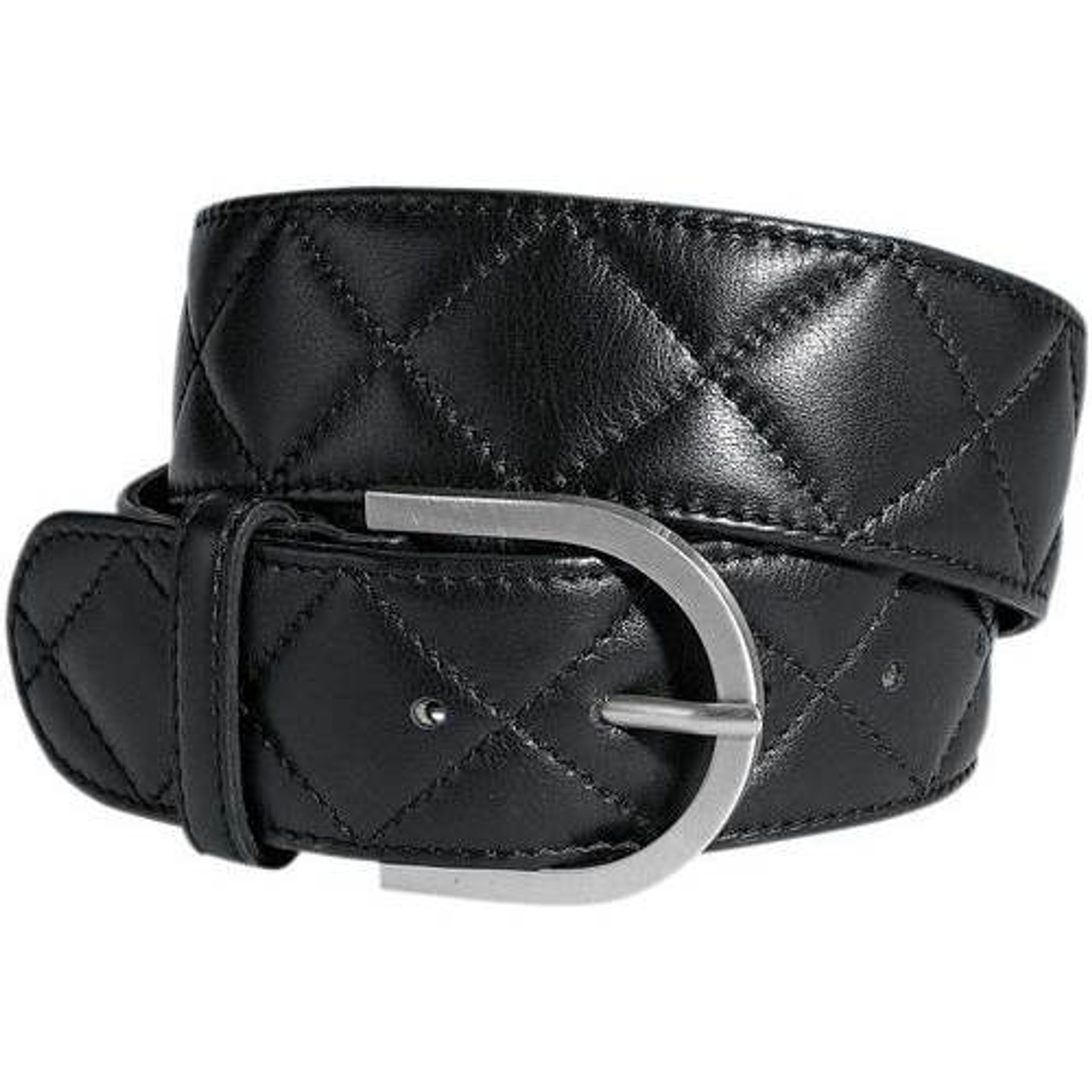 Buy THE RUNNER GENUINE LEATHER BLACK DESIGNER BELT (30) at