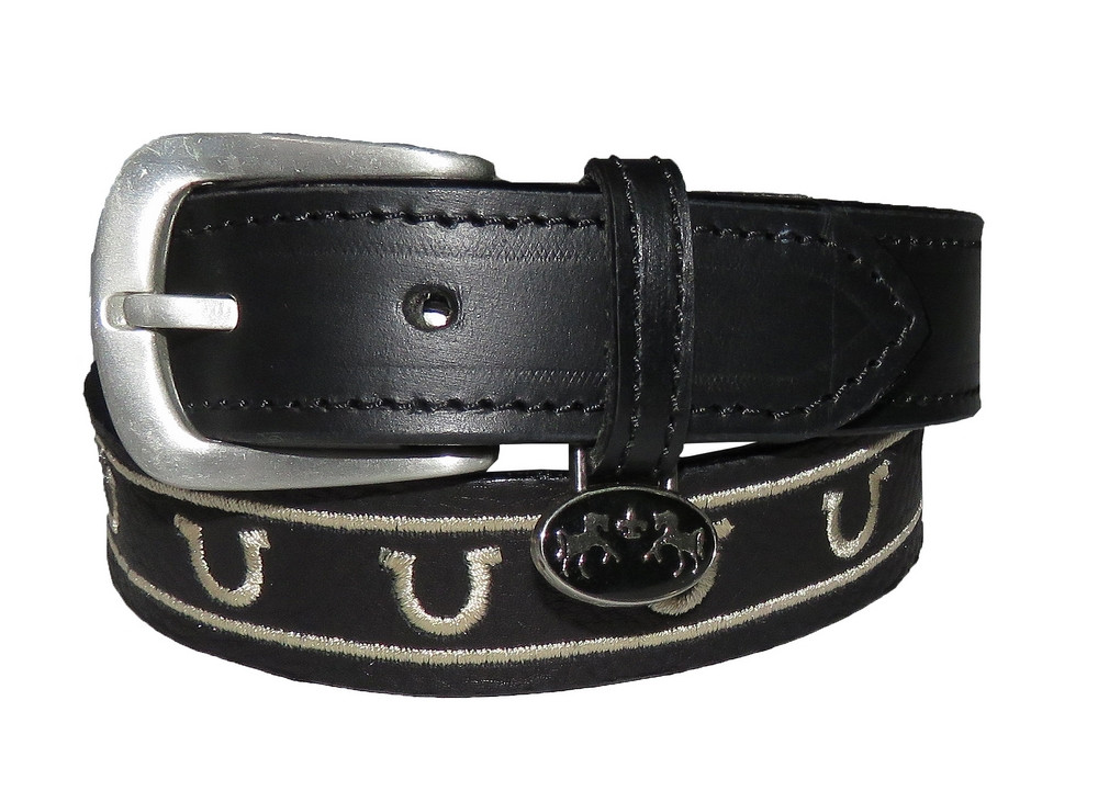 Equine Couture Children's Lee Leather Belt The Lexington Horse