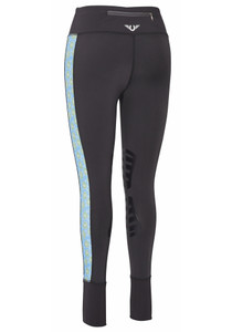 TuffRider Ladies Athena EquiCool Riding Tights - light blue - back TuffRider Ladies Athena EquiCool Riding Tights - light blue - back