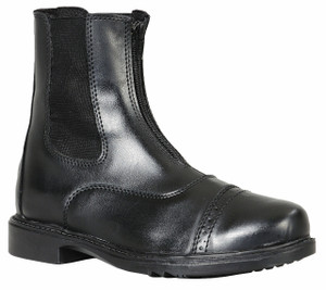 TuffRider Starter Front Zip Paddock Boots - black TuffRider Starter Front Zip Paddock Boots - black