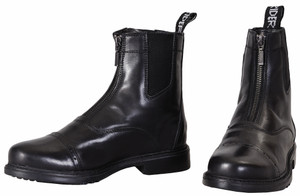 TuffRider Mens Baroque Front Zip Paddock Boots - black TuffRider Mens Baroque Front Zip Paddock Boots - black