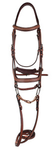 Laureate by Henri De Rivel Anatomical Bridle with Rubber Reins  Laureate by Henri De Rivel Anatomical Bridle with Rubber Reins