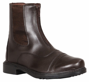 TuffRider Children's Starter Front Zip Paddock Boots - mocha TuffRider Children's Starter Front Zip Paddock Boots - mocha