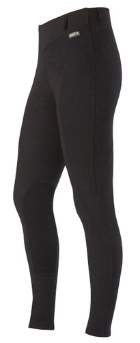 Kerrits Microcord Knee Patch Riding Breeches - black
