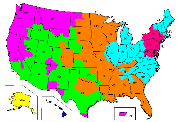 FedEx Shipping Map