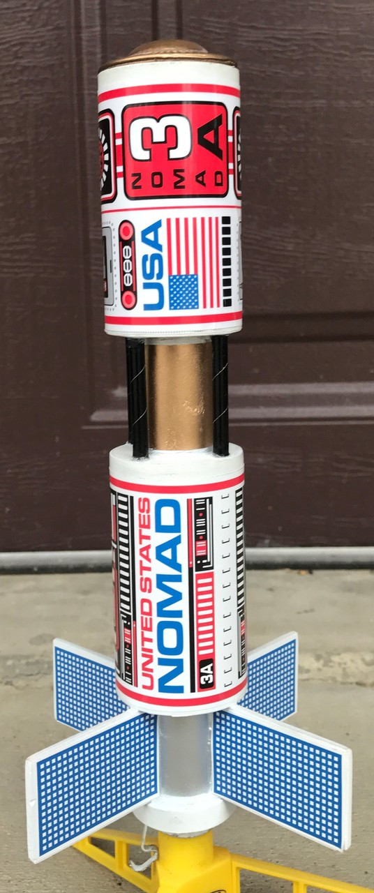 Custom Flying Model Rocket Kit Nomad 10054