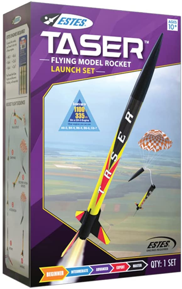 Estes Flying Model Rocket Starter Kit Taser 1491