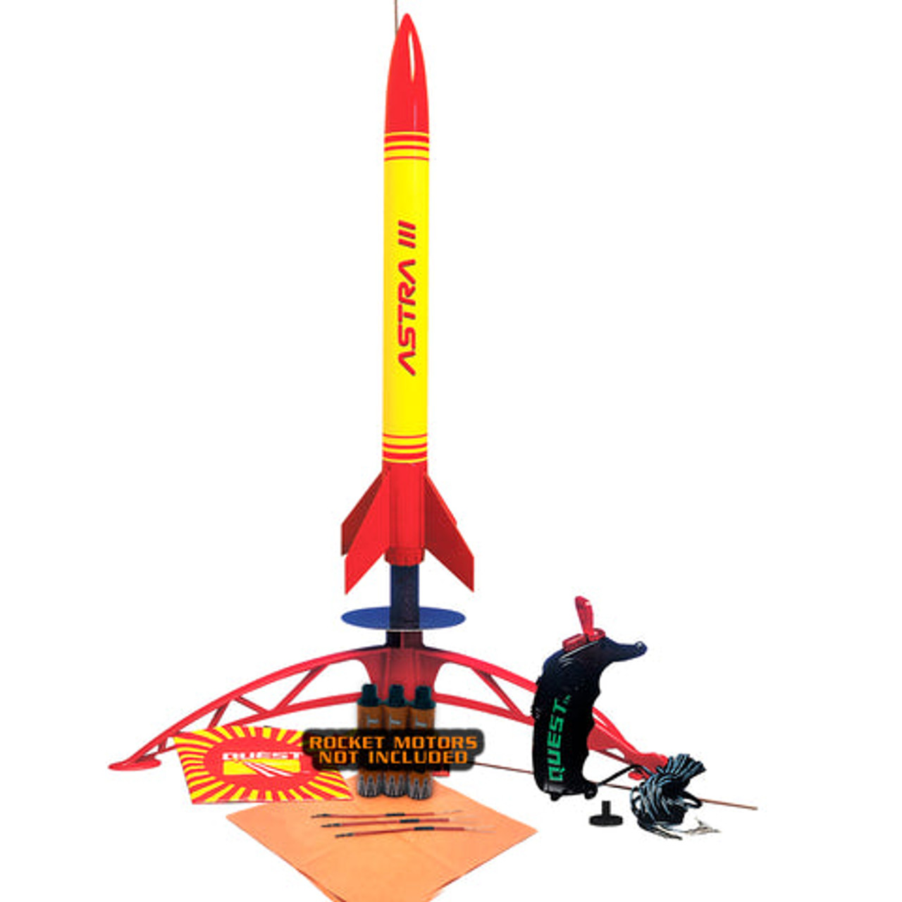 Quest Flying Model Rocket Launch Set Astra III (No Motors) QST 1407