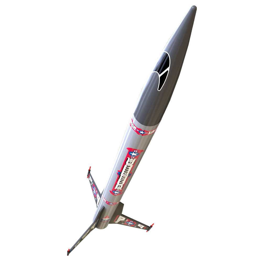 Estes Flying Model Rocket Kit Space Corps Corvette Class 7281