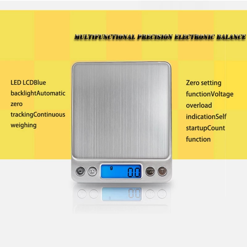 500g X 0.01g Digital Milligram Scale - USB Rechargeable Pocket Scale For Jewelry, Gold, Powder, Food