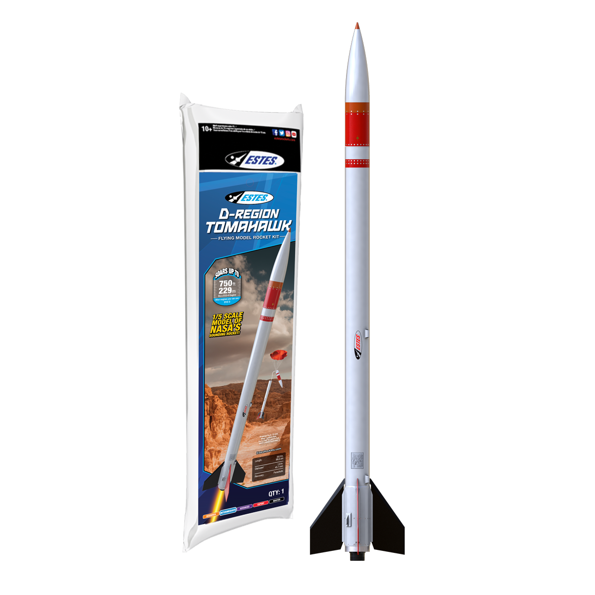 Estes Flying Model Rocket Starter Set Mini Mod EST 0643