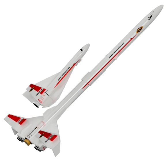 Semroc Flying Model Rocket Kit Orbital Transport™ KV-66 Improved