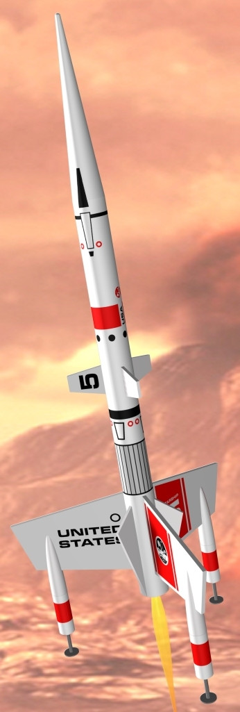 Semroc Flying Model Rocket Kit Starship Vega™ KV-78