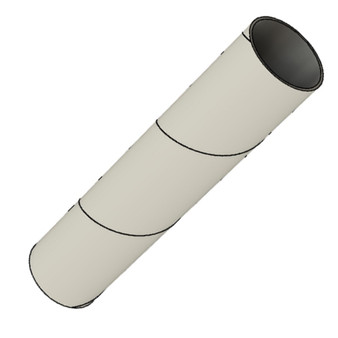 Semroc Heavy Duty Body Tube LT-115(BTH-52)(29mm Motor Tube) 5.5" Long  SEM-LT-11555