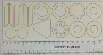 Semroc Centering Ring Set Centuri USS America   SEM-CR-CE-5310 *