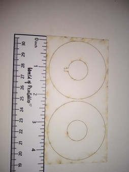 Semroc Centering Ring Set Little Joe II (same CR-20-70EH or RA-20-70EH)  SEM-CR-KS-3
