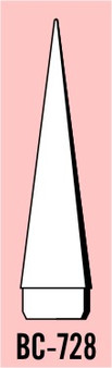 Semroc Balsa Nose Cone ST-7 2.8" Conical  SEM-BC-728