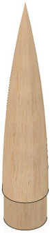 Semroc Balsa Nose Cone T15 2.9" Ogive  SEM-BC-T1529