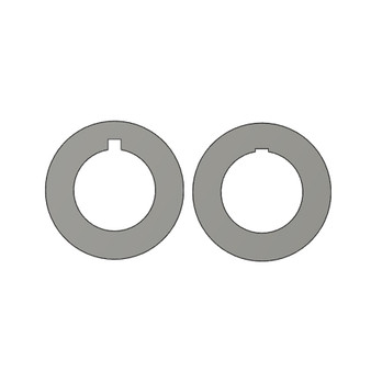 Semroc Centering Rings Fiber ST-7 to BT-55(2 pieces set with engine hook slot)  SEM-CR-7-55EH