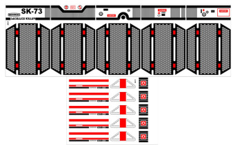 Semroc Decal - Satellite Killer(2pc set)  SEM-DKV-73
