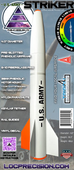 Public Missiles PML Flying Model Rocket Kit 3.9" Striker  PML 39382