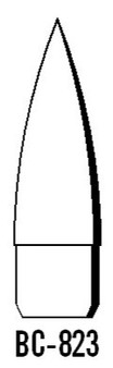 Semroc Balsa Nose Cone ST-8 2.3" Ogive  SEM-BC-823
