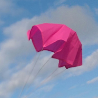 Top Flight Parachute Neon Pink 36" Rip Stop Nylon  TOP-PAR-36