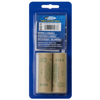 Estes 24mm Model Rocket Motors Single Use D12-5(2pk)  EST 10028(1567)  <Required to Pay for Ground Advantage or UPS Ground Shipping>