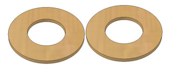 Semroc Centering Rings 1/8 inch thick Plywood BTH-52(LT-115)(29mm Motor Tube) to Estes Pro 2.5"(2pk)  SEM-RA-52H-2.5P