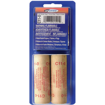 Estes 24mm Model Rocket Motors Single Use C11-0(2pk)  EST 10048(1521) <Required to Pay for Ground Advantage or UPS Ground Shipping>