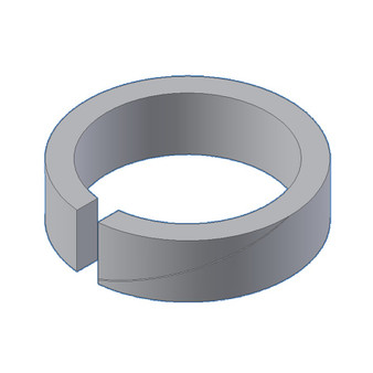Semroc Centering Ring Plywood ST-7 to ST-9 x 0.25" Split(1pk)  SEM-CR-7-9SP *