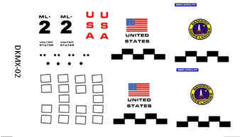 Semroc Decal - Micro(MX) Mars Lander™  SEM-DKMX-02 *