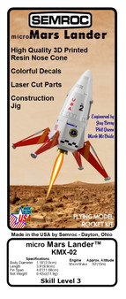 Semroc Instructions - Micro(MX) Mars lander   SEM-IKMX-02