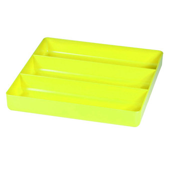Ernst 3 Compartment Organizer Tray - HiVis Yellow  ERN 5023HV
