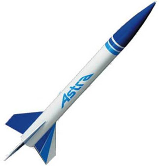 Quest Flying Model Rocket Kit Astra 1004Bk Bulk Pack Single Kit