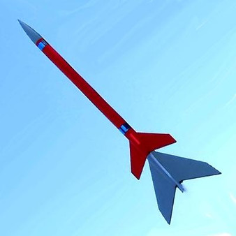 ASP Flying Model Rocket Kit Two High!  ASP KTH-18