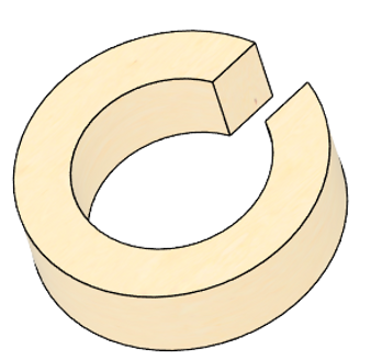 Semroc Centering Ring 1/4" Plywood with Engine Hook Slot ST-5 to ST-8(1pk)  SEM-CR-5-8EHP Semroc Centering Ring 1/4" Plywood with Engine Hook Slot ST-5 to ST-8(1pk)  SEM-CR-5-8EHP