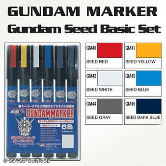 Gundam Marker Set  Seed Basic Set of Colors(5pk)(505641)  GNZ GMS109