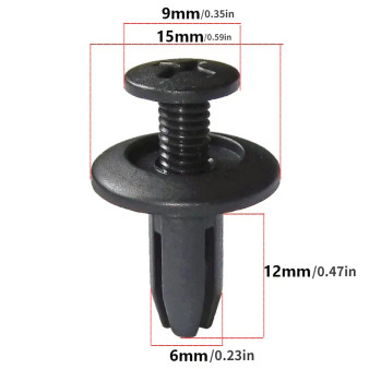 eRockets Nylon Screw in Reusable Rivets(12pk)  ERX 9197