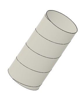 Semroc Coupler for BT-101(4.0") Tube 8" long(1pk) Craft Paper  SEM-CPL-101-8