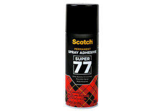 Scotch Clear Spray Adhesive Permanent Super 77 10.7 ounces  SCO TES 27640