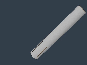 Semroc Heavy Duty Body Tube BTH-2.0 13.5" Long  Estes Pro 2.0" Slotted 4 Fins  SEM-BTH-2.5-135S4