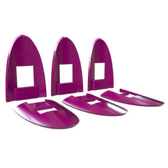 Estes Flying Model Rocket Accessory Shock Cord Anchors Purple(for BT-55 Tubes)(6pcs)  EST 3051