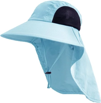 eRockets Headwear Extreme Condition Deluxe  Sun Hat Baby Blue  ERK XCM107