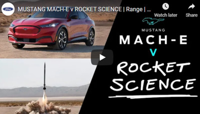 Ford Uses Rocket in new Mustang Commercial