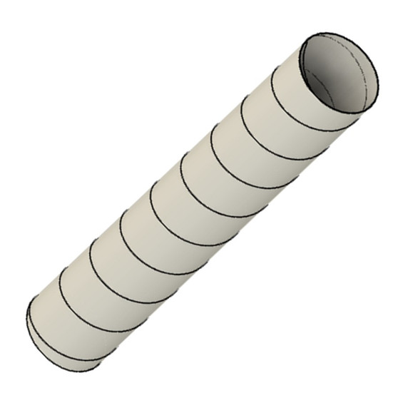 Semroc Heavy Duty Body Tube BTH-80 15.0" Long(Same Aerotech 12615)  SEM-BTH-80-150