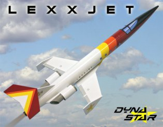 Dynastar Flying Model Rocket Kit LexxJet  DYN 5037