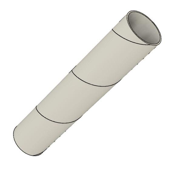 Semroc Heavy Duty Body Tube LT-115(BTH-52)(29mm Motor Tube) 6.0" Long  SEM-LT-11560