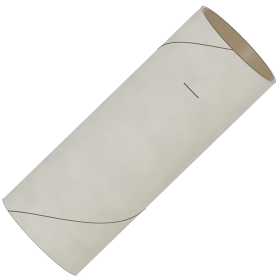 Semroc Body Tube ST-7 2.0" Long Punched  SEM-ST-720X